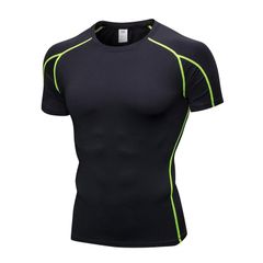 Áo Tập Gym Yoga Nam thun có tay basic viền vai Olona N1