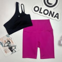Quần đùi thể thao nữ tập yoga, gym thiết kế trên gối chất liệu cao cấp thoáng khí tốt Olona Sports S3