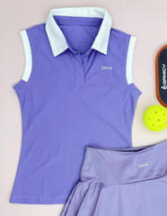 Áo cổ trụ thể thao nữ Olona C13 gym, yoga, pickleball