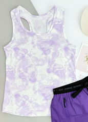 Áo Tanktop Nữ Tập Gym Olona Sports Họa Tiết Loang Màu Thoáng Khí Dáng Ôm Tôn Dáng Chuẩn H6