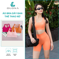 Áo bra dây đan thể thao nữ Olona H1 tập gym, yoga