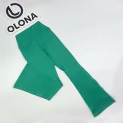 Quần dài ống loe thể thao nữ tập yoga, gym thoáng khí co giãn tốt Olona Sports S7