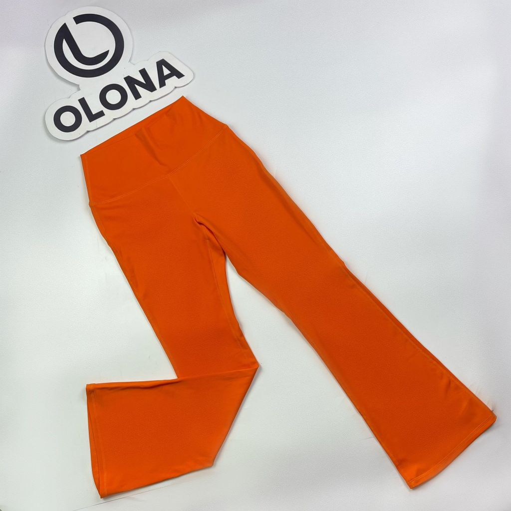 Quần dài ống loe thể thao nữ tập yoga, gym thoáng khí co giãn tốt Olona Sports S7