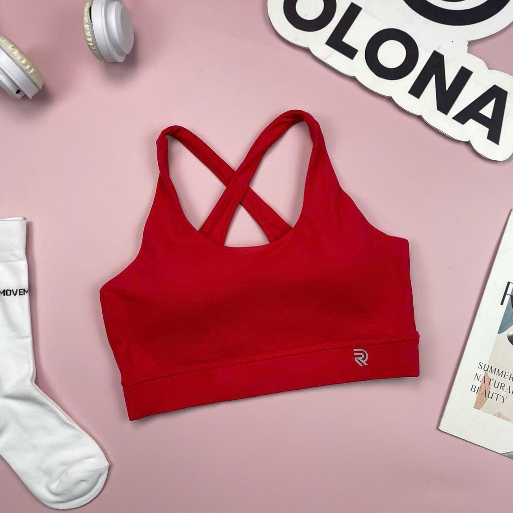 Áo bra Bra Dây Đan Chéo nữ tập gym,yoga thể thao chất liệu cao cấp Olona Sports R16