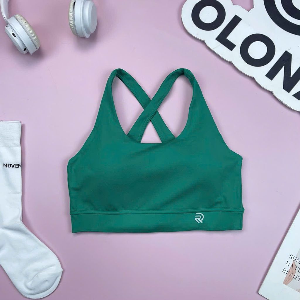 Áo bra Bra Dây Đan Chéo nữ tập gym,yoga thể thao chất liệu cao cấp Olona Sports R16