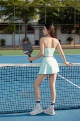 Chân váy xẻ tà thể thao pickleball, tennis nữ V17 Olona Sports 2 lớp có bảo hộ co giãn mềm mịn dày dặn