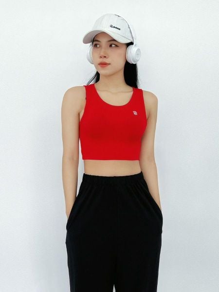Áo croptop thể thao nữ tập Yoga, Gym chất liệu gân chất vải cao cấp thoáng mát Olona Sports RC5
