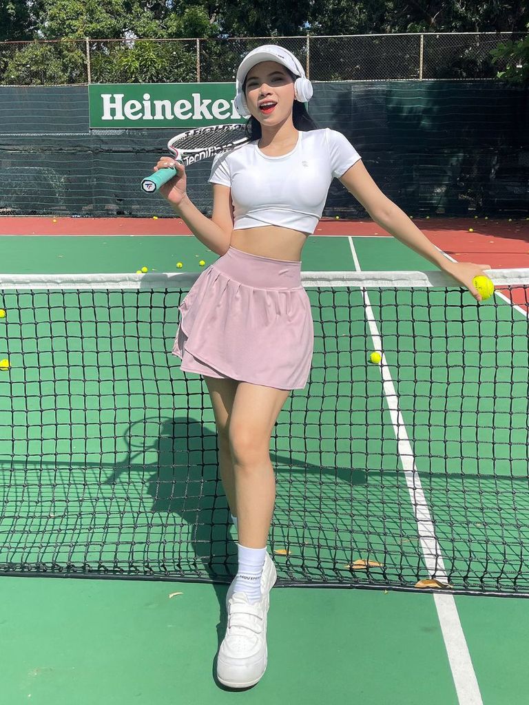 Chân váy tập pickleball, tennis nữ thể thao 2 lớp thiết kế trẻ trung thời thượng chất vải cao cấp thoáng khí tốt Olona Sports RV1