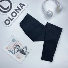 Quần dài legging thể thao nữ tập yoga, gym thiết kế logo chất vải cao cấp thoáng khi có giãn tốt Olona Sports S2