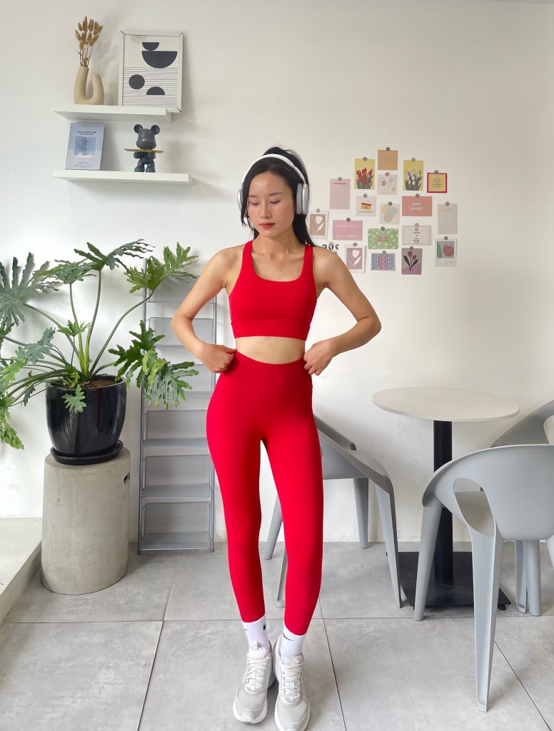 Quần dài legging thể thao nữ tập yoga, gym thoáng khi có giãn tốt Olona Sports Q02