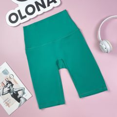 Quần đùi thể thao nữ tập yoga, gym thiết kế trên gối chất liệu cao cấp thoáng khí tốt Olona Sports S3