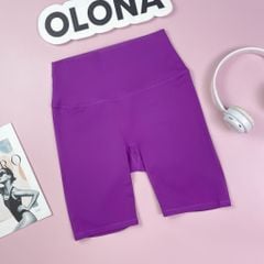 Quần đùi thể thao nữ tập yoga, gym thiết kế trên gối chất liệu cao cấp thoáng khí tốt Olona Sports S3