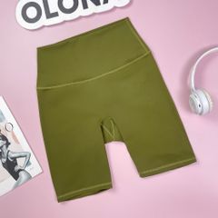 Quần đùi thể thao nữ tập yoga, gym thiết kế trên gối chất liệu cao cấp thoáng khí tốt Olona Sports S3