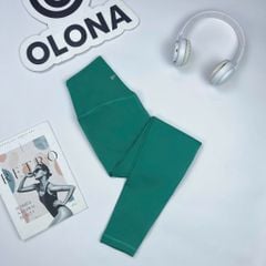 Quần dài legging thể thao nữ tập yoga, gym thiết kế logo chất vải cao cấp thoáng khi có giãn tốt Olona Sports S2