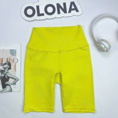 Quần đùi thể thao nữ tập yoga, gym thiết kế trên gối chất liệu cao cấp thoáng khí tốt Olona Sports S3