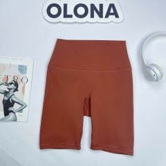 Quần đùi thể thao nữ tập yoga, gym thiết kế trên gối chất liệu cao cấp thoáng khí tốt Olona Sports S3