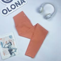 Quần dài legging thể thao nữ tập yoga, gym thiết kế logo chất vải cao cấp thoáng khi có giãn tốt Olona Sports S2