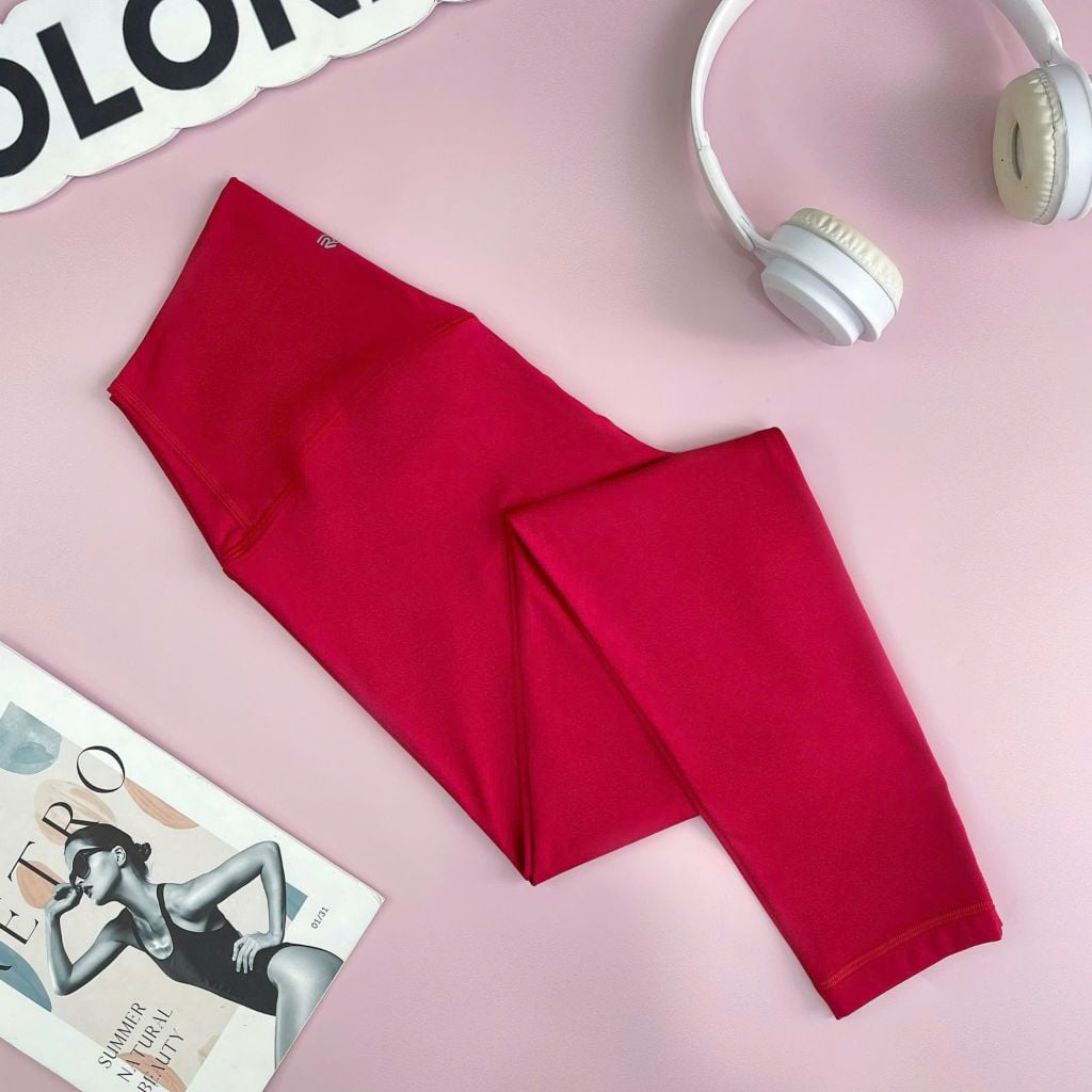 Quần dài legging thể thao nữ tập yoga, gym thiết kế logo chất vải cao cấp thoáng khi có giãn tốt Olona Sports S2