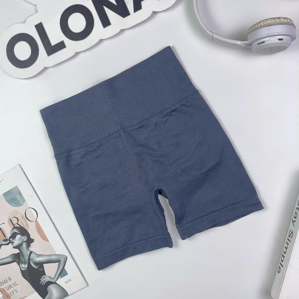 Quần đùi short thể thao Nữ tập Gym, Yoga nâng mông chất vải cao cấp thoáng mát Olona Q13
