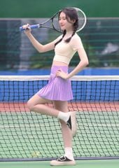 Chân váy xếp ly thể thao nữ pickleball tennis chất liệu cao cấp Olona Sports V09