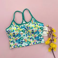 Áo bra họa tiết thể thao nữ tập gym, yoga C6 Olona Sports phối họa tiết chất lulu cao cấp co giãn 4 chiều