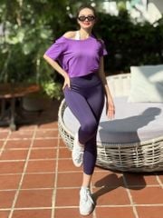 Quần legging 9 tấc thể thao nữ cạp cao S14