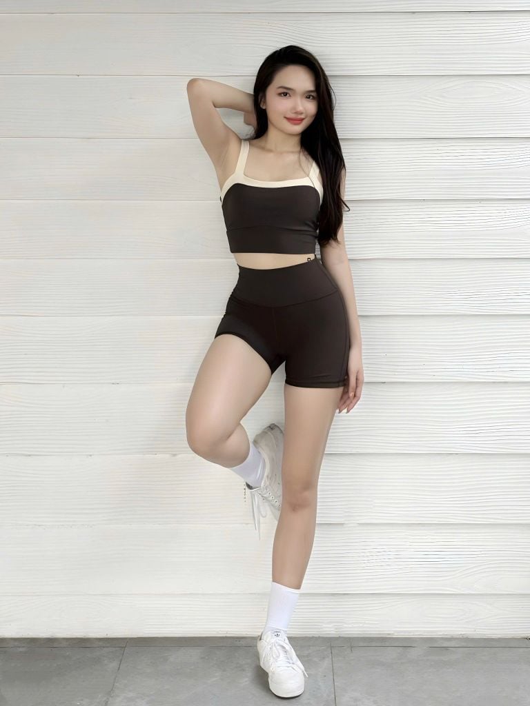 Áo Bra Gân 2 Dây Thể Thao Nữ C12 Olona Tập Gym Yoga Chạy Bộ nâng đỡ V1 co dãn tốt