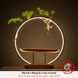  Tượng Phật A Di Đà Chất Liệu Gốm Tử Sa Cao Cấp Kèm Đèn Led Hào Quang,Tượng Phong Thủy An Nhiên Mang Lại Tài Lộc May 