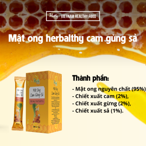 Mật Ong Cam Gừng Sả HeVieFood Detox Cơ Thể Thon Dáng Đẹp Da