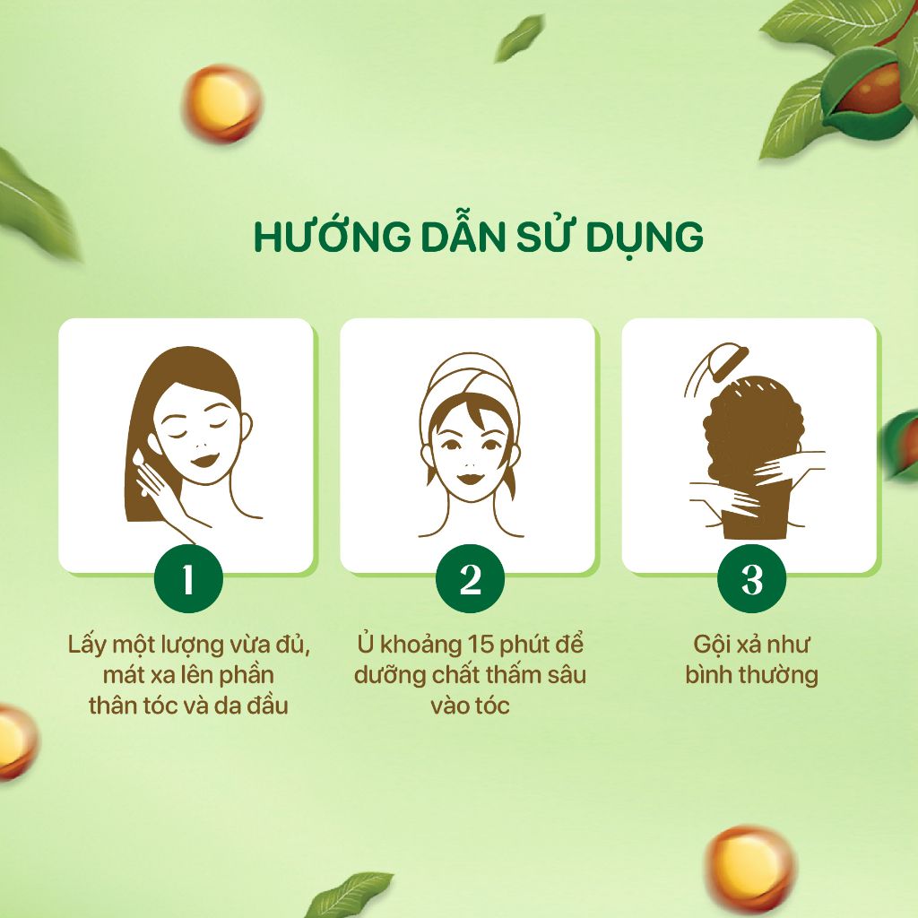 Dầu dưỡng tóc hạt Mắc Ca Macadamia Hair Serum 100ml MACALAND không chứa Silicone phục hồi hư tổn, giảm chẻ ngọn