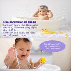 Sữa Tắm Gội Cho Bé Chiết Xuất Thảo Mộc Trầu Không 500ml BuB&MuM