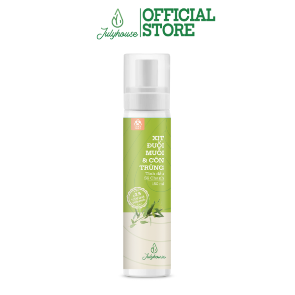 (Mới) Xịt phòng Julyhouse 20ml/150ml tinh dầu sả chanh công thức cải tiến mới