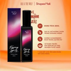 Xịt Thơm Miệng Kissing Spray Loli The Wolf 20ml Hương Trái Cây Kẹo Ngọt The Mát Vị Bạc Hà Tự Tin Rạng Rỡ (Mẫu mới)