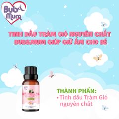 Tinh Dầu Tràm Gió Nguyên Chất 10ml BuB&MuM Đuổi Muỗi, Thơm Phòng, Giữ Ấm Cho Bé