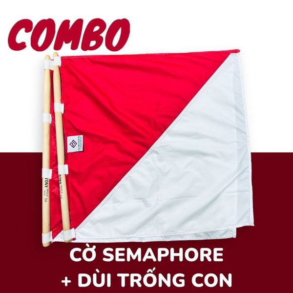 Cờ Semaphore cán dùi trống con (vải dù cao cấp, gỗ maple) – Thư viện ...
