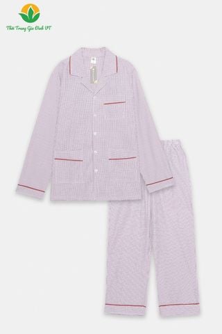 B50.2401. Bộ cotton trung niên quần dài áo dài tay pijama