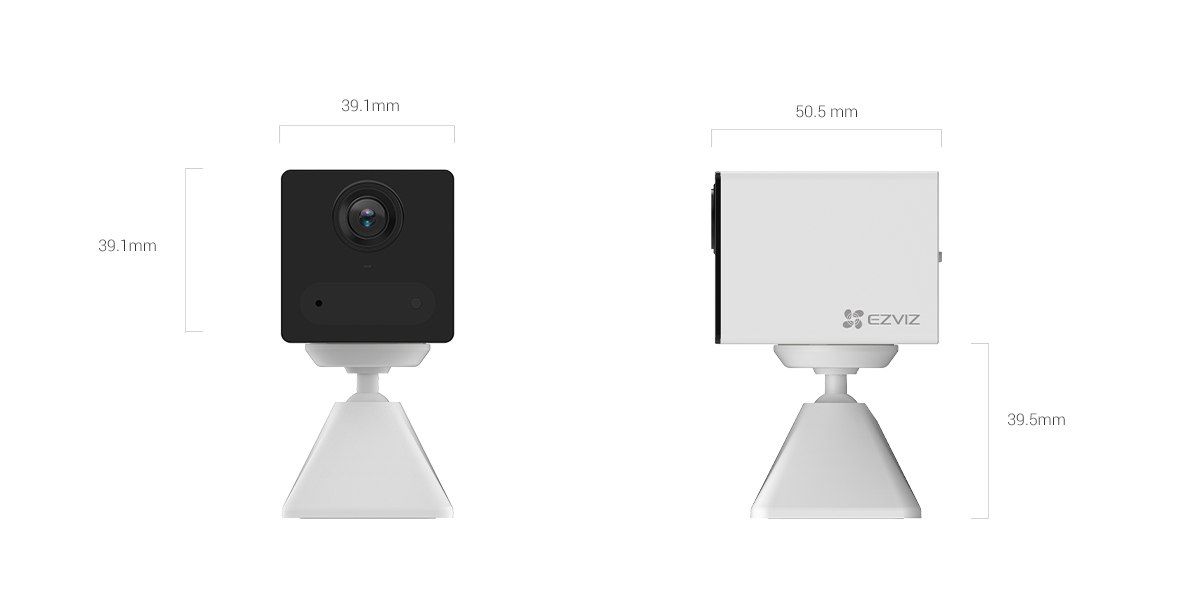  Camera Wifi EZVIZ CB2 2MP sử dụng pin sạc trong nhà 