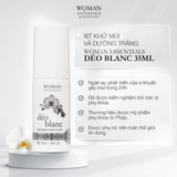  Combo Trắng Khỏe Sạch Thơm (Bain Blanc, Déo Blanc ,Baume Blanc ) + Tặng 01 Túi Canvas & Bình hòa Hologram 