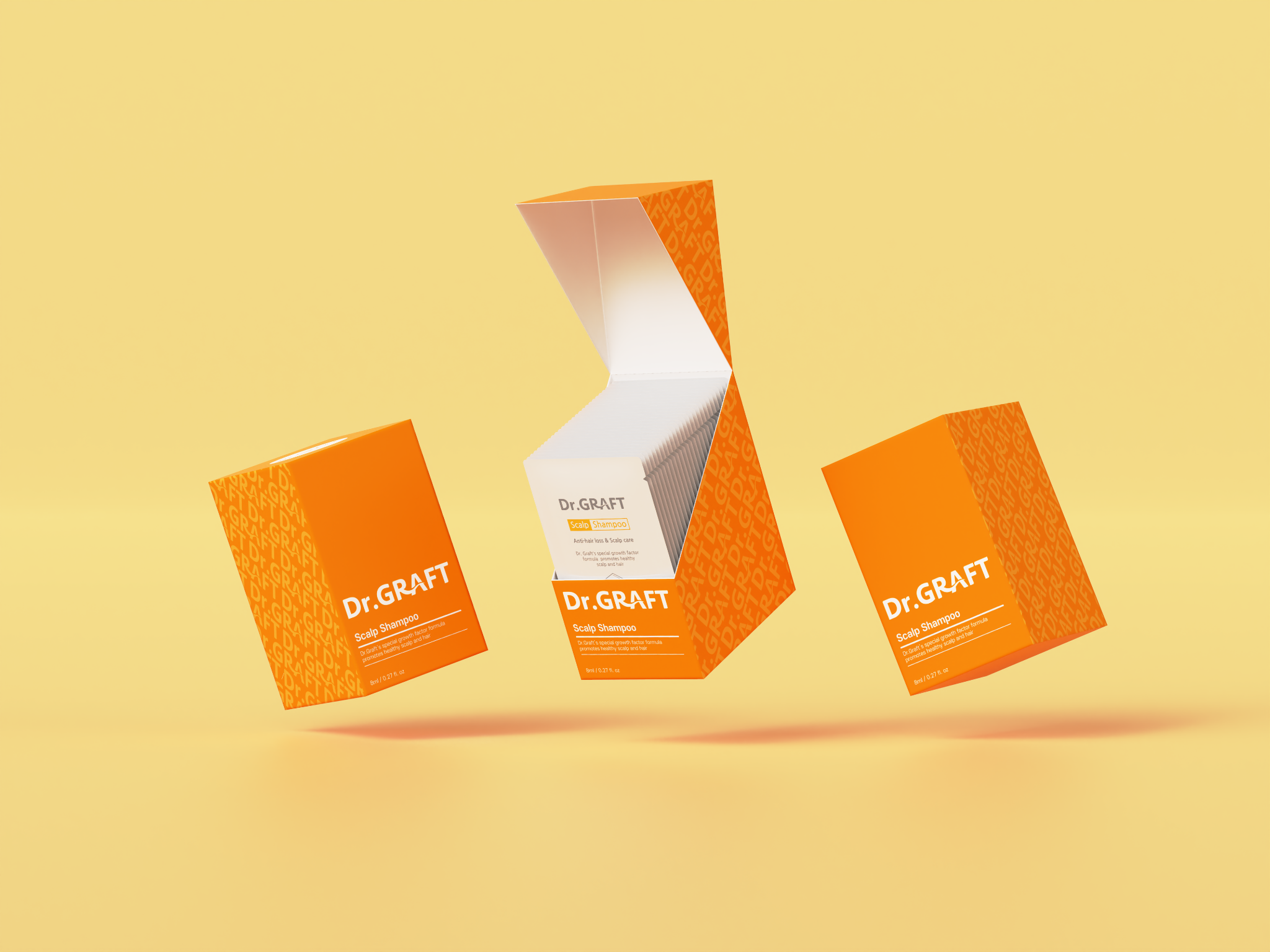  DẦU GỘI CHO DA ĐẦU DẦU VÀ GÀU - Dr.GRAFT SCALP POUCH SET (Hộp 30 gói x 8ml) 