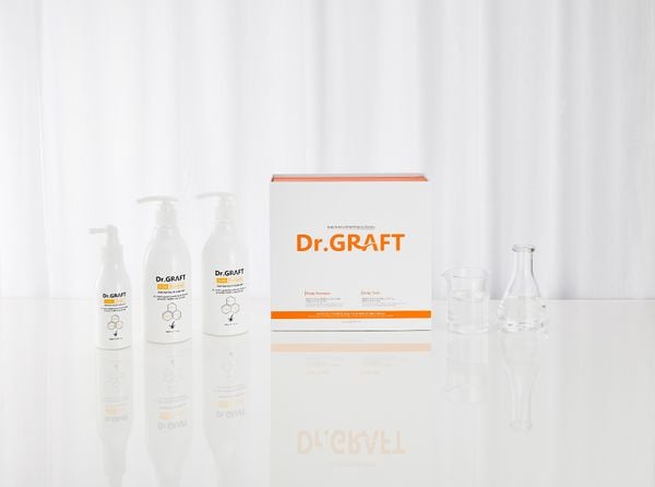  Dr.GRAFT SCALP GIFT SET - QUÀ TẶNG CHO NAM | 2 Dầu gội & Xịt dưỡng da đầu và giảm gãy rụng 