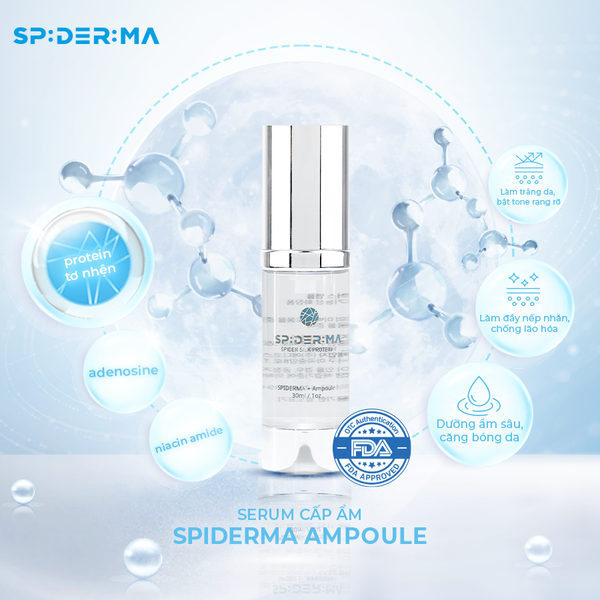  TINH CHẤT DƯỠNG ẨM CHO DA | SPIDERMA AMPOULE (30ml) 