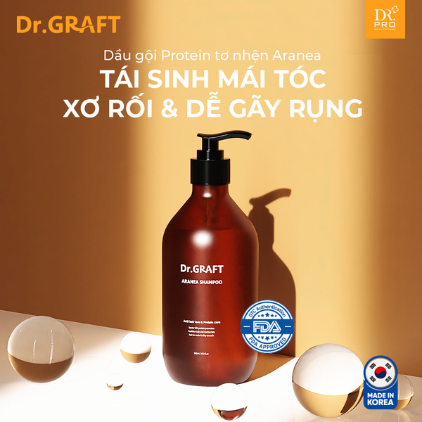  DẦU GỘI PHỤC HỒI HƯ TỔN | Dr.GRAFT ARANEA SHAMPOO (500ml) 