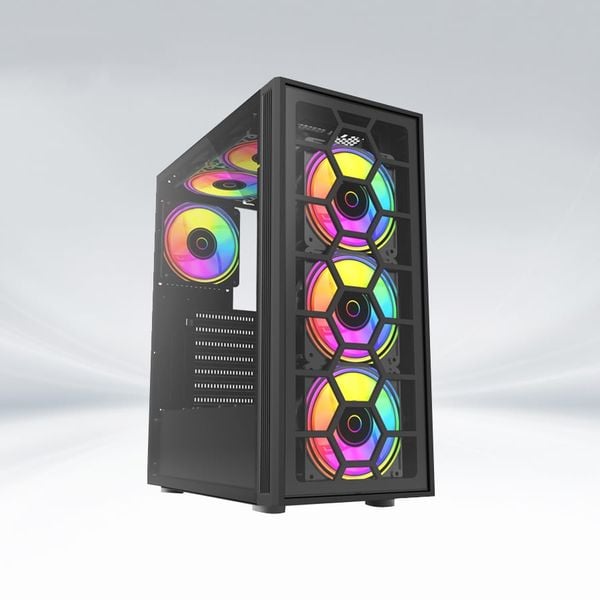  Case XFX 3F101 (ATX kèm 3 FAN LED ARGB) 