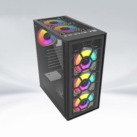  Case XFX 3F101 (ATX kèm 3 FAN LED ARGB) 