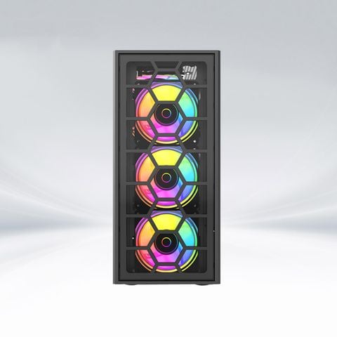  Case XFX 3F101 (ATX kèm 3 FAN LED ARGB) 