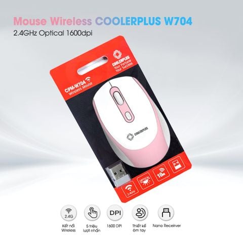  Chuột không dây W704 