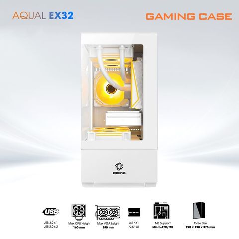  Case CPC-EX32 New (Đen/Trắng) 