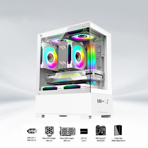  Case CPC-EX32 (Đen/Trắng) 