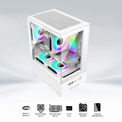  Case CPC-EX32 (Đen/Trắng) 