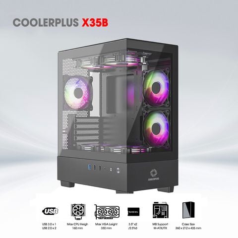  Case CPC-X35B (Đen) 